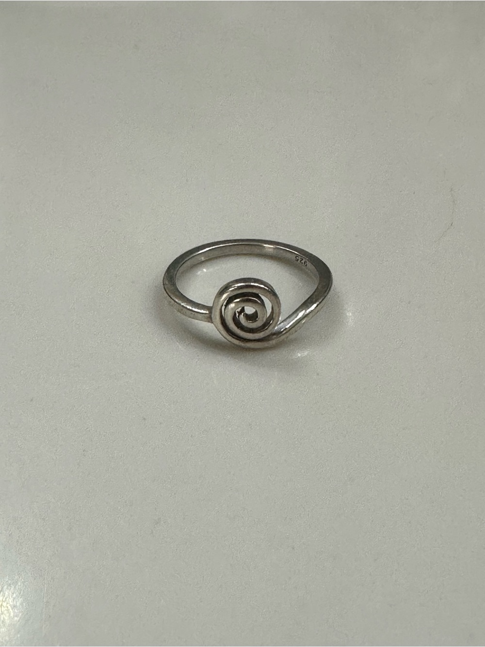 Sterling Silver Spiral Ring - Silver - Picture 4 of 5